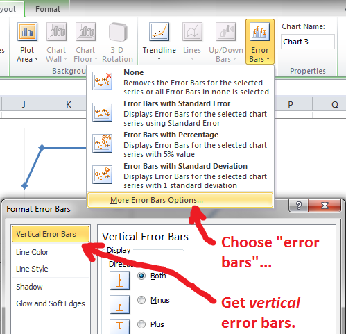 How do you add error bars in excel for mac free